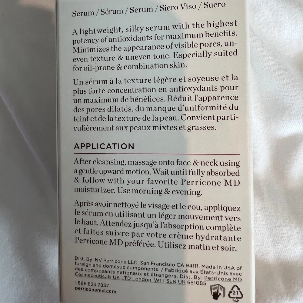 Perricone MD Skin Perfecting Serum from Pre-Empt Series NWT - Picture 4 of 5